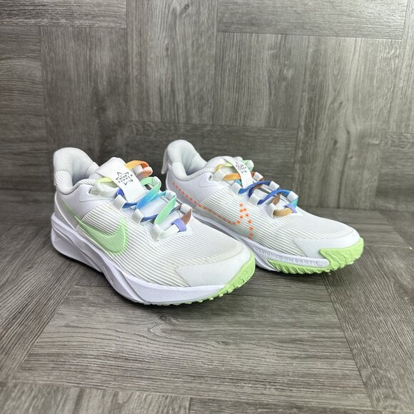 Nike Star Runner 4 Kids size 12c White Multicolored Lightweight Shoes - Picture 5 of 8